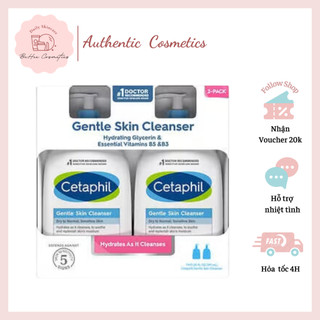 Sữa rửa mặt cetaphil dành cho da nhạy cảm - set 2 chai