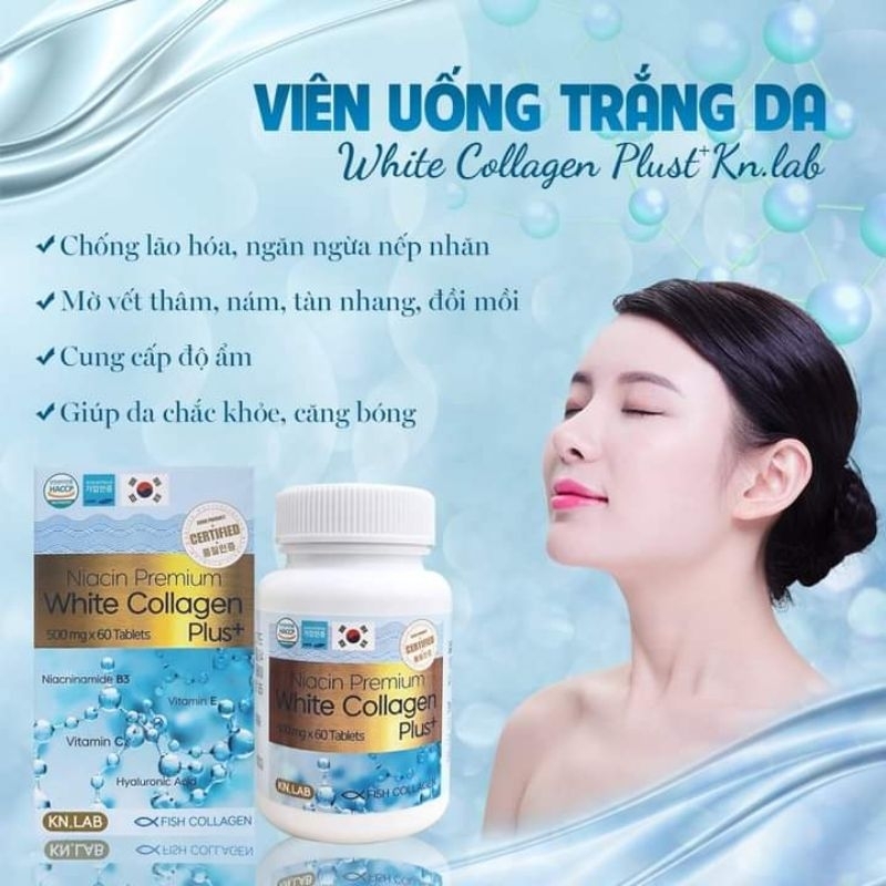 Viên uống Collagen Kn.Lab trắng da, mờ nám