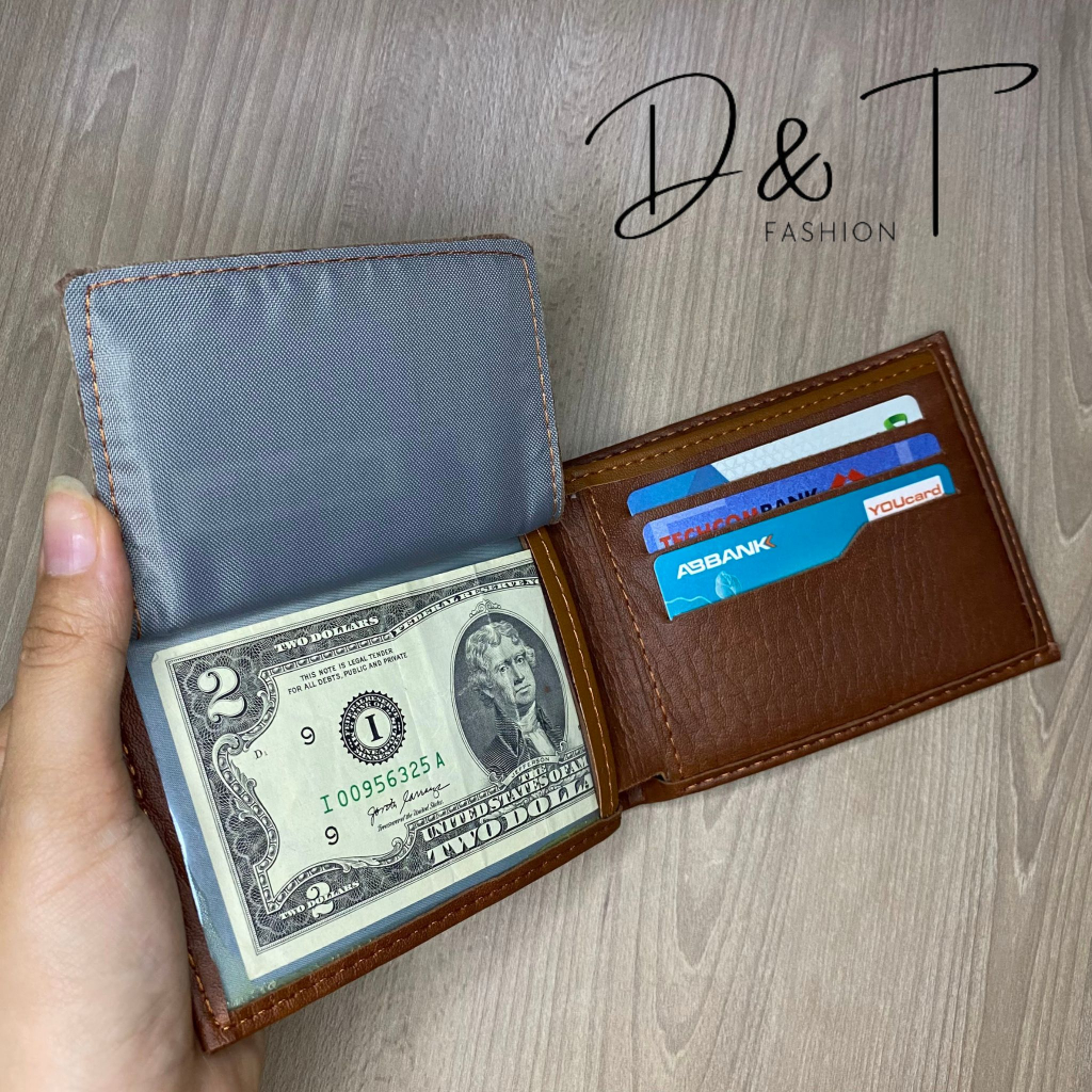Ví da Nam Cao Cấp dáng ngang DT42 VERSACE