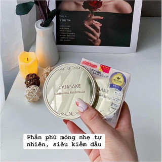 Phấn phủ kiềm dầu che phủ tốt Canmake Marshmallow
