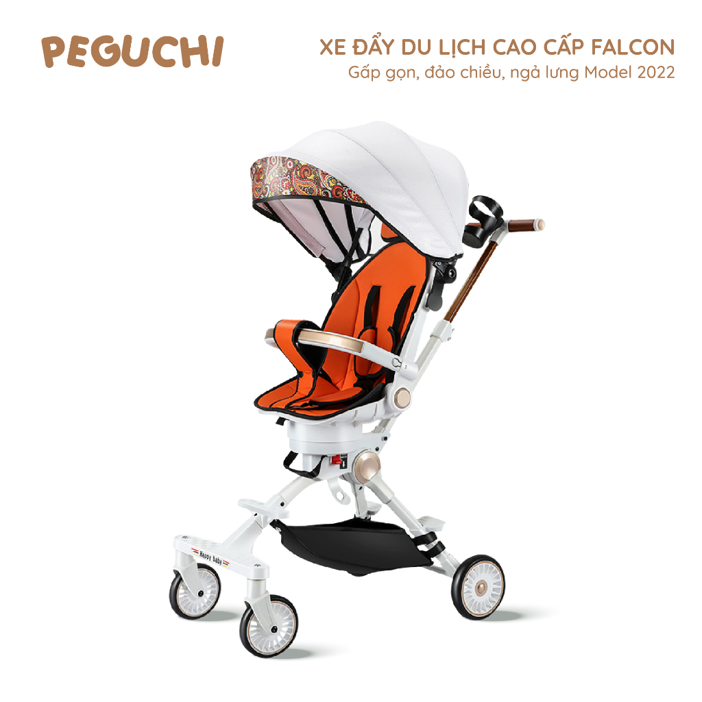 Xe Đẩy Gấp Gọn Cao Cấp PEGUCHI FALCON 03 Cho Bé Bản 2022