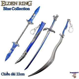 Mô hình trưng bày Elden Ring Gargoyle's Twinblades Dragonscale Bloodhound's Fang kim loại 22cm