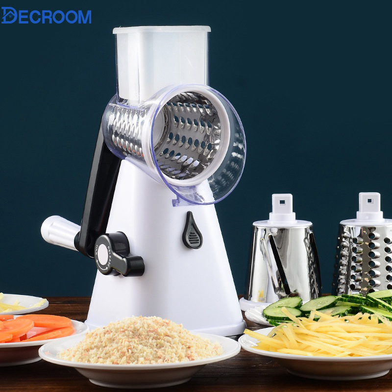 Máy cắt rau củ quả đa năng Máy Thái Lát, Bào Sợi Băm Nhỏ Rau Củ Đa Năng - Không Dùng Điện - An Toàn Tuyệt Đối Khi Sử Dụn