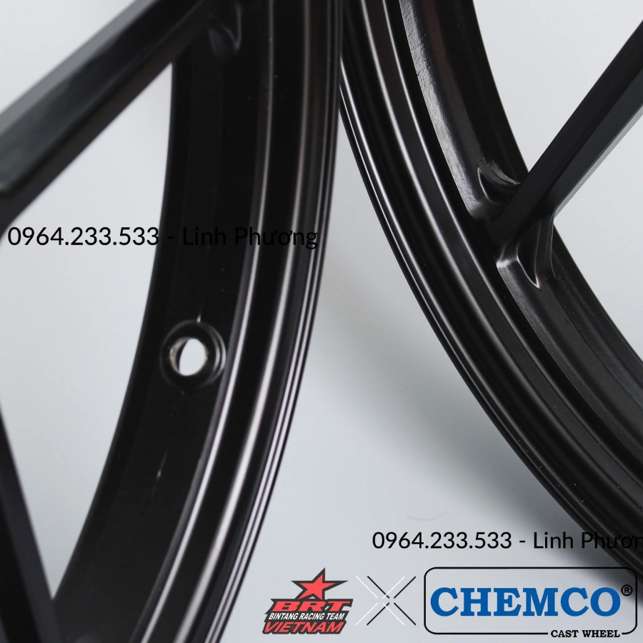 Hàng chính hãng Mâm BRT Chemco Blade 110 1.6-1.85-17 BLACK