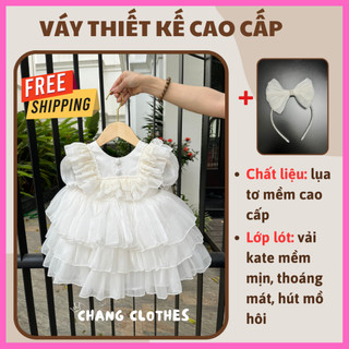 Váy cho bé gái đầm công chúa bé gái size 9-19kg, váy cho bé 1,2,3,4,5,6 tuổi – v01
