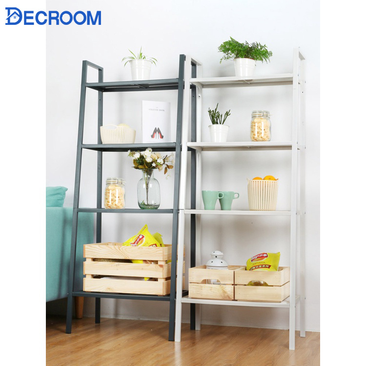 Kệ sắt 4 tầng kệ để sách Kệ sách đa chức năng kệ lưu trữ kiên cố bền