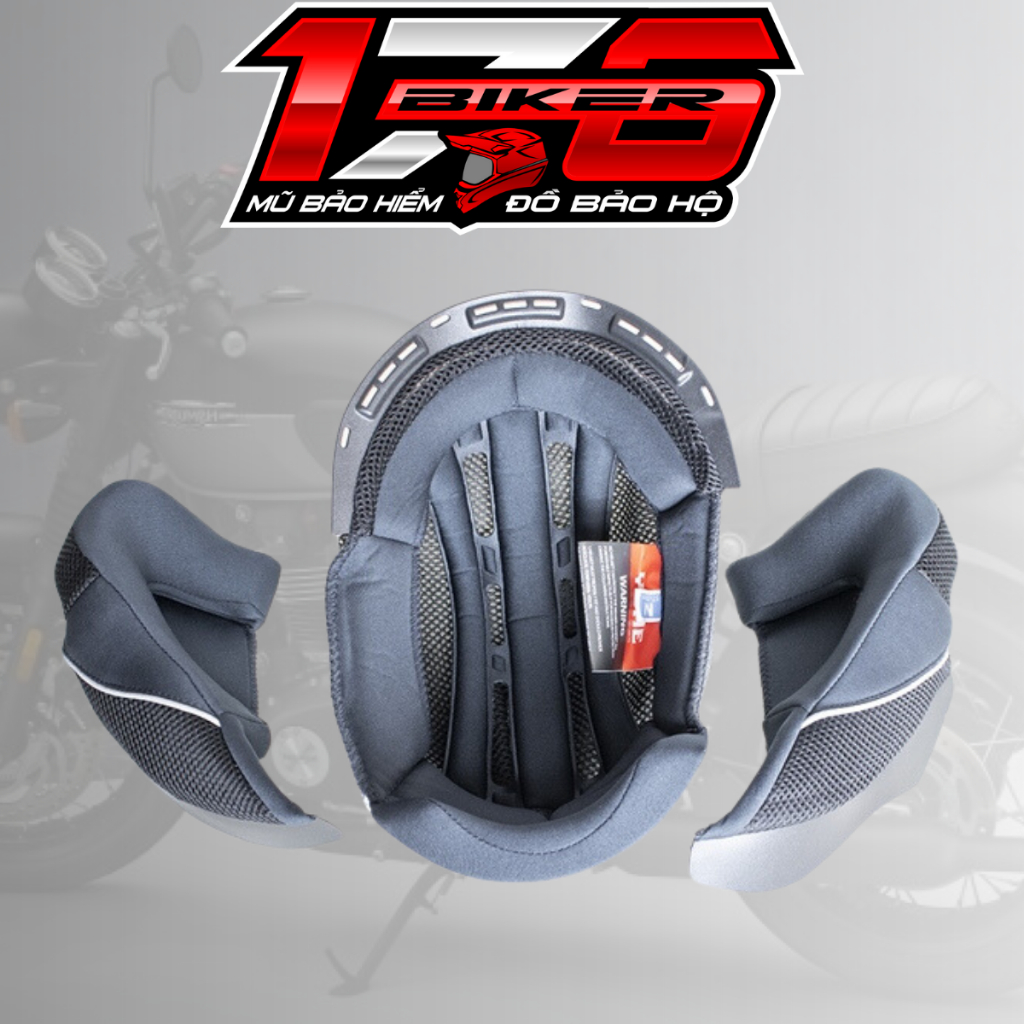 Lót mũ bảo hiểm 3/4 2 kính YOHE 878 (Không bao gồm mũ) - BIKER 176 - Mũ bảo hiểm & Dầu nhớt Vũng Tàu