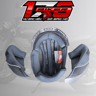 Lót mũ bảo hiểm 3/4 2 kính YOHE 878 (Không bao gồm mũ) - BIKER 176 - Mũ bảo hiểm & Dầu nhớt Vũng Tàu