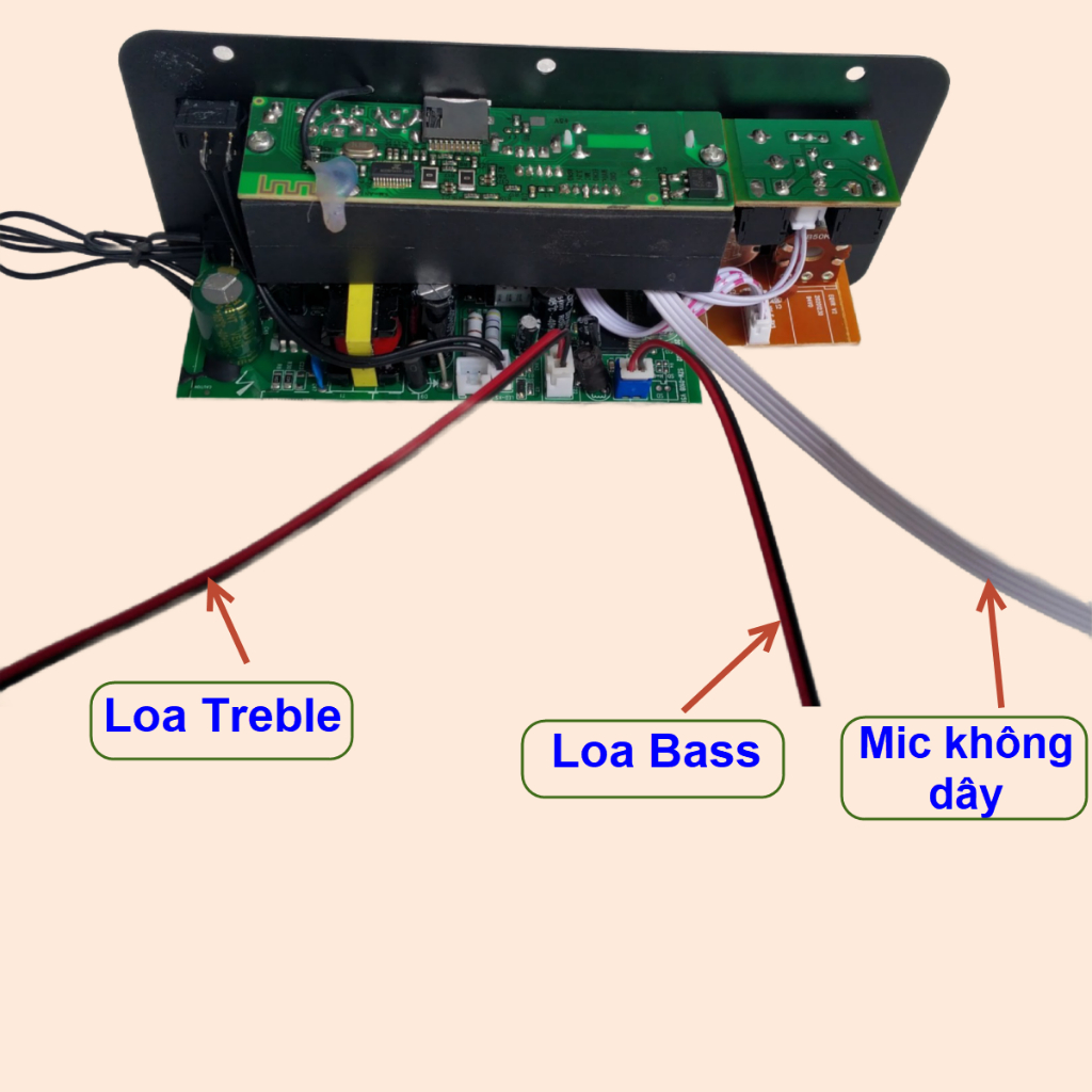 Mạch loa kéo DPA công suất 100W - 150W phiên bản 2023 Kèm Micro