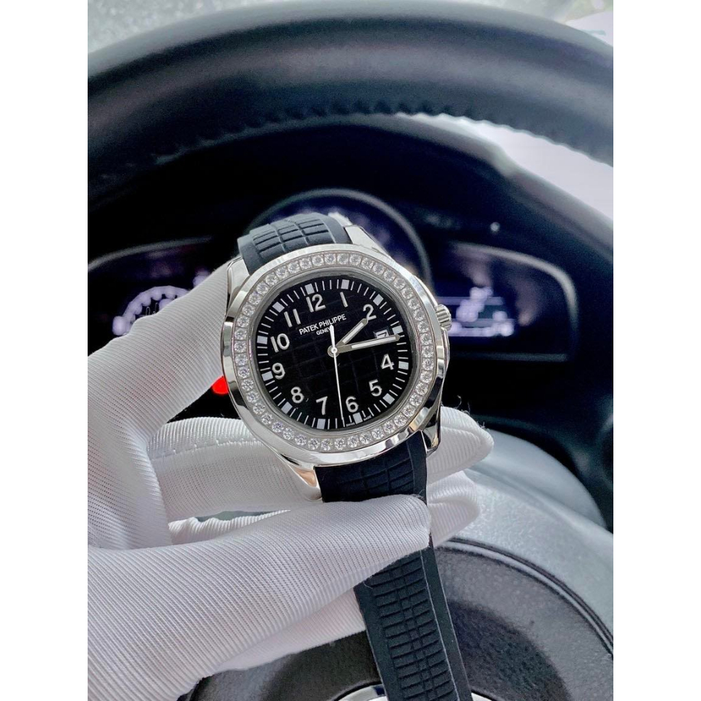 ĐỒNG HỒ NAM PATEK PHILIPPE NAUTILUS B niềng - dây cao su thiên nhiên- khung thép 316- 41mm- BẢO HÀNH 24 THÁNG