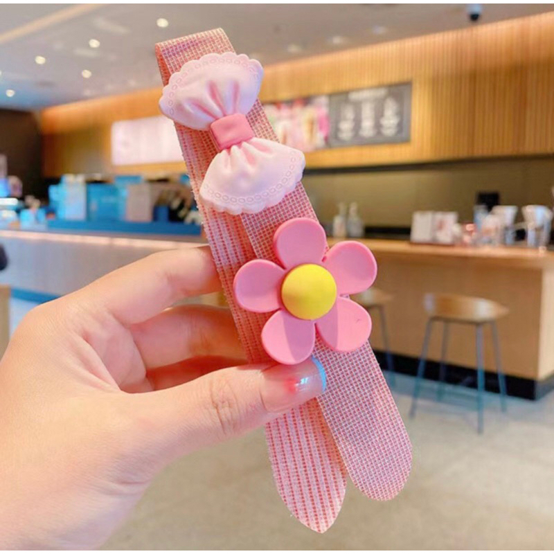 Băng Đô Dán Tóc Mái Chống Gãy Tóc Kiểu Dáng Mùa Hè Dễ Thương Cho Bé Gái