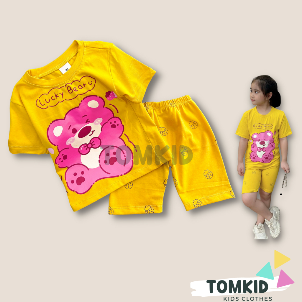 Đồ bộ cho bé gái set đồ bé gái mặc nhà chất cotton Borip chính phẩm loại 1 dày dặn không nhão vải 8-23kg Tomkids