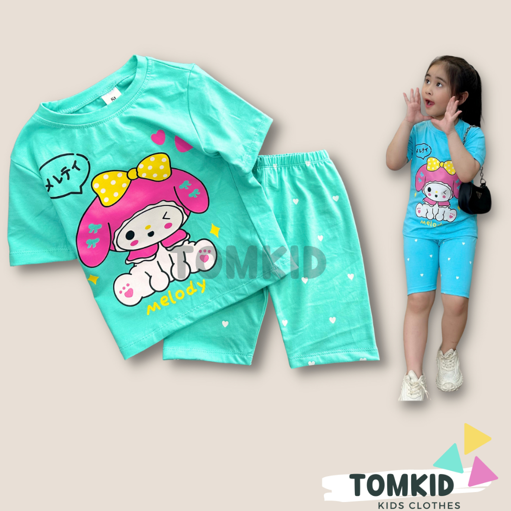 Đồ bộ cho bé gái set đồ bé gái mặc nhà chất cotton Borip chính phẩm loại 1 dày dặn không nhão vải 8-23kg Tomkids