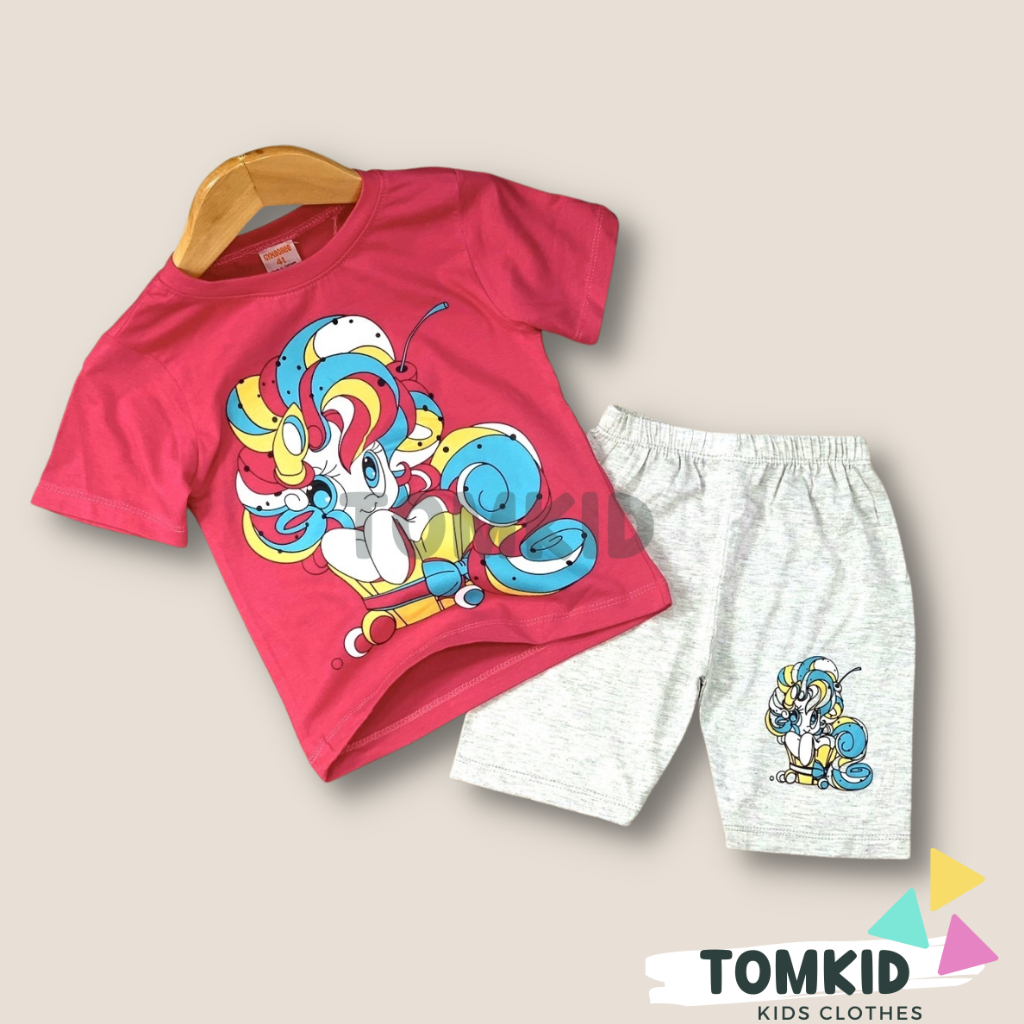 Đồ bộ cho bé gái set đồ bé gái mặc nhà chất cotton Borip chính phẩm loại 1 dày dặn không nhão vải 8-23kg Tomkids