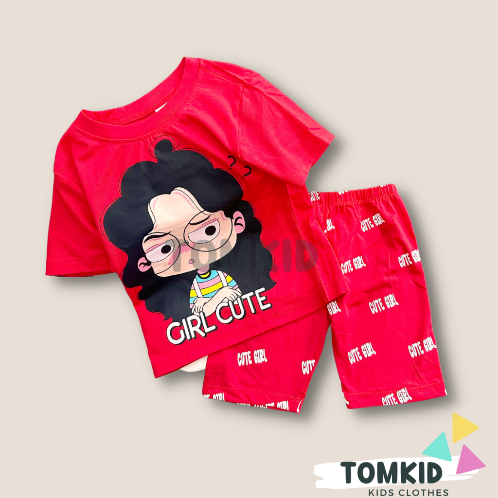 Đồ bộ cho bé gái set đồ bé gái mặc nhà chất cotton Borip chính phẩm loại 1 dày dặn không nhão vải 8-23kg Tomkids