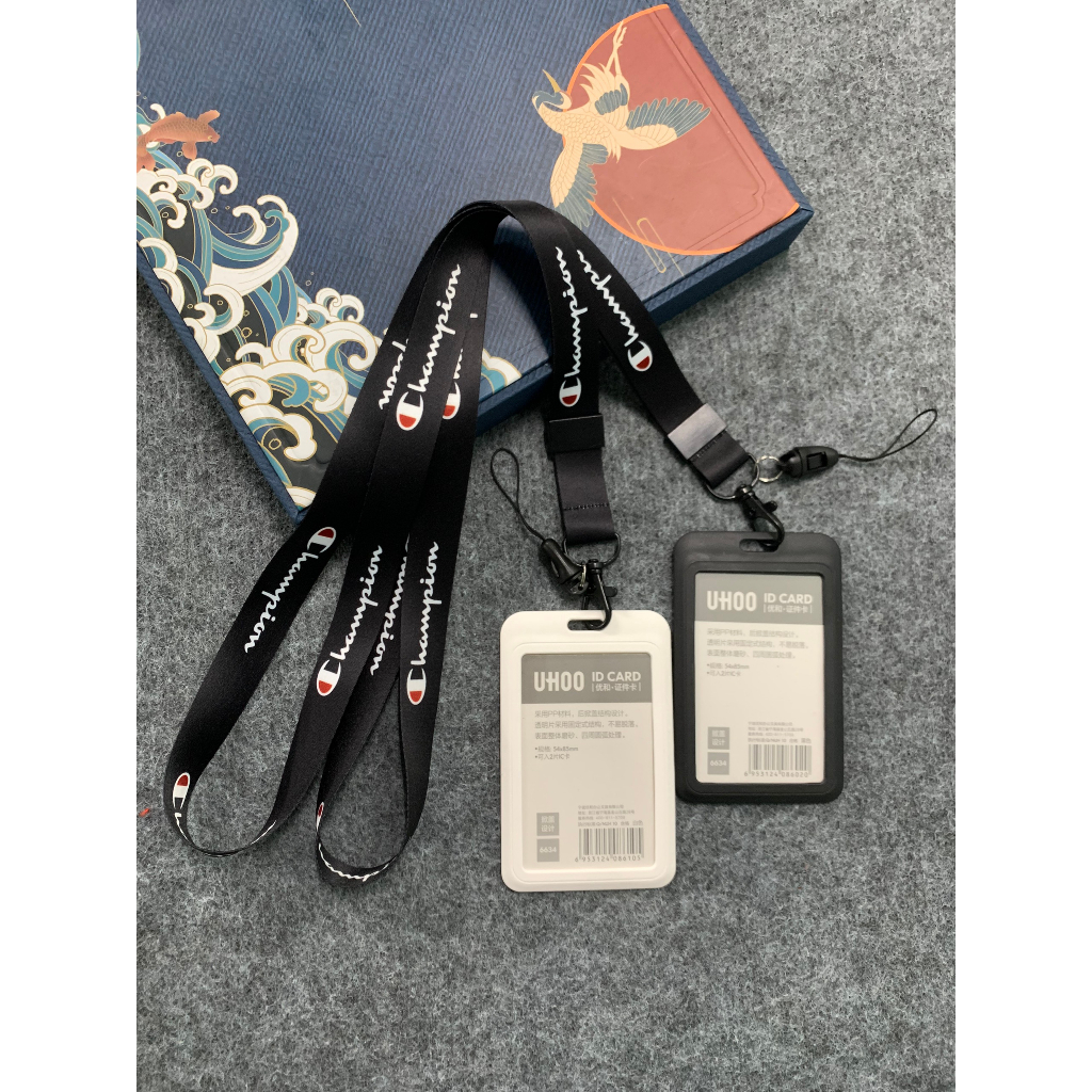 Dây đeo thẻ Champion, Dây móc khóa, Bộ dây đeo thẻ Champion, bộ dây đeo thẻ Hàn Quốc