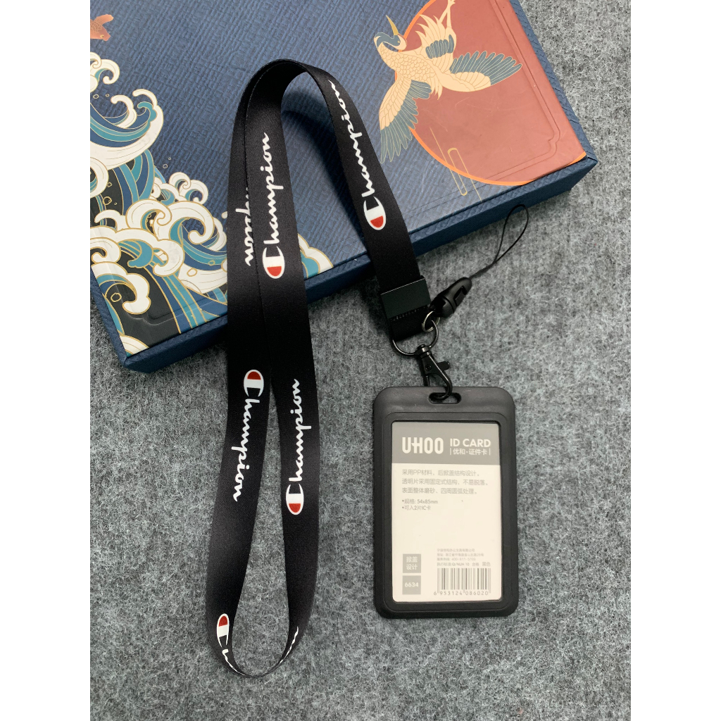 Dây đeo thẻ Champion, Dây móc khóa, Bộ dây đeo thẻ Champion, bộ dây đeo thẻ Hàn Quốc