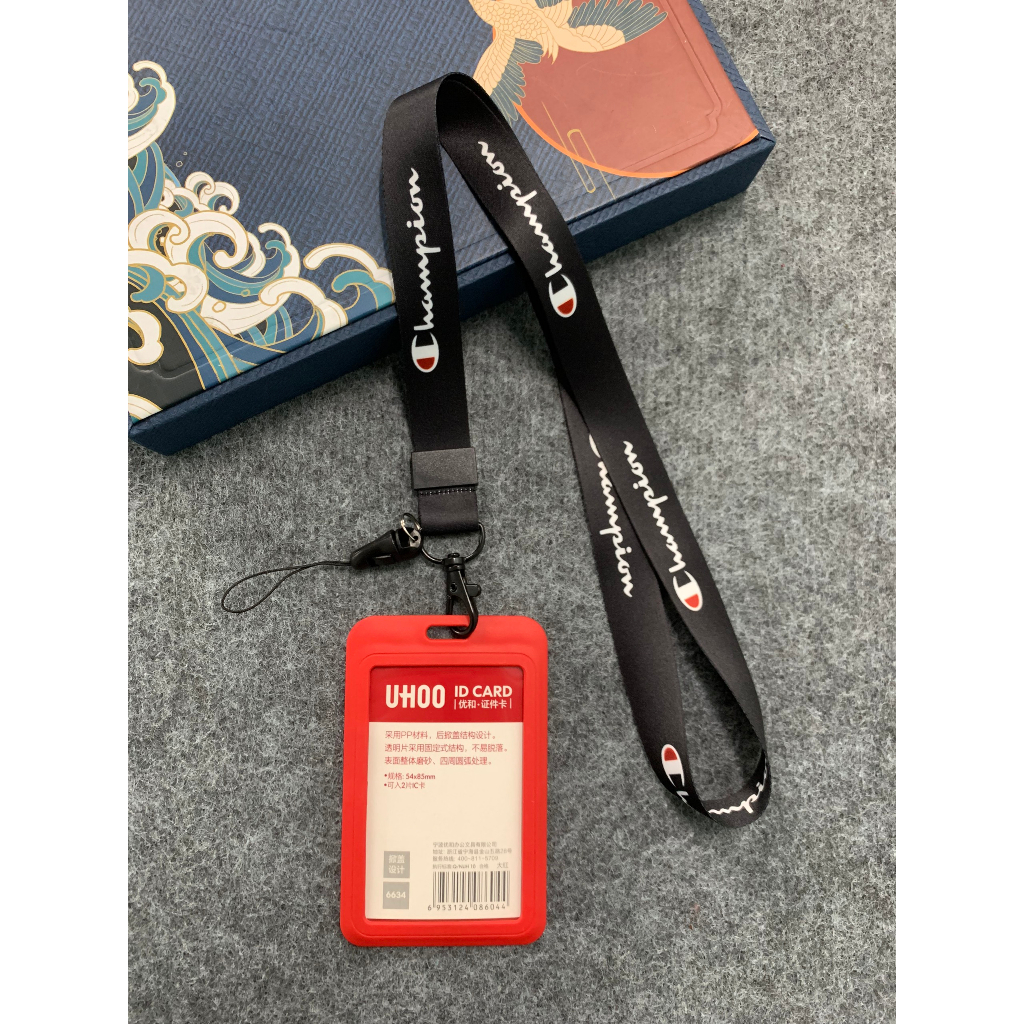 Dây đeo thẻ Champion, Dây móc khóa, Bộ dây đeo thẻ Champion, bộ dây đeo thẻ Hàn Quốc