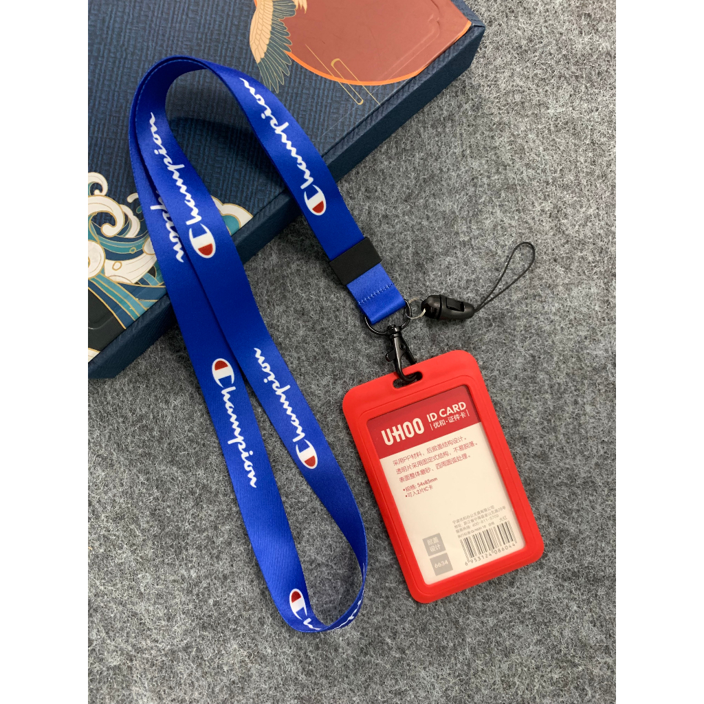 Dây đeo thẻ Champion, Dây móc khóa, Bộ dây đeo thẻ Champion, bộ dây đeo thẻ Hàn Quốc
