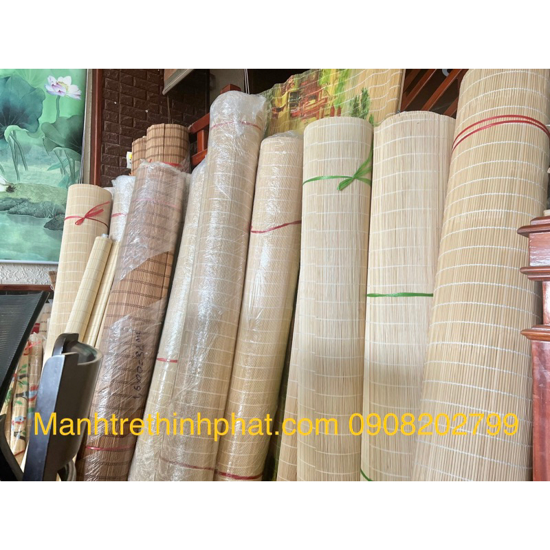 Sỉ lẻ mành tre trang trí ốp trần. Vách ngăn mành tre. Mành đóng hộp quà. Phông nền mành tre trang trí. Mành tre vẽ tranh