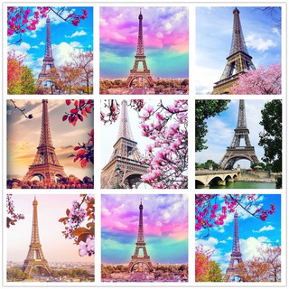 Đồ chơi lắp ráp 3D gỗ - Mô hình Tháp Eiffel Paris cắt laser size L