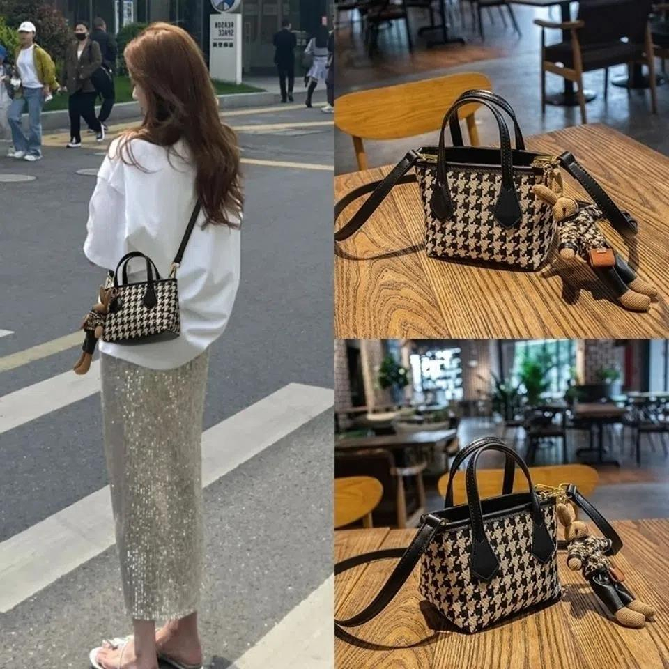 Túi Đeo Vai Nữ Xu Hướng Thời Trang 2022 Họa Tiết Houndstooth WESTIE - A133.TXN