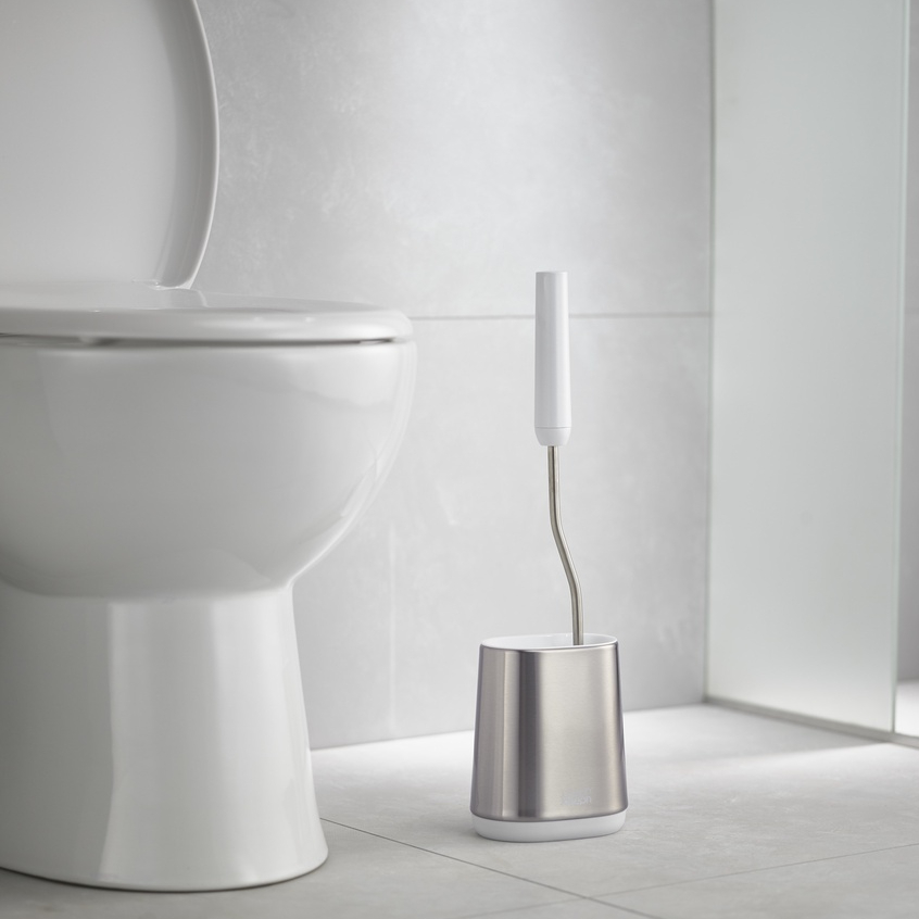 Cọ toilet silicon thông minh Joseph Joseph Flex™ Lite Steel - 004038 (thiết kế độc quyền)