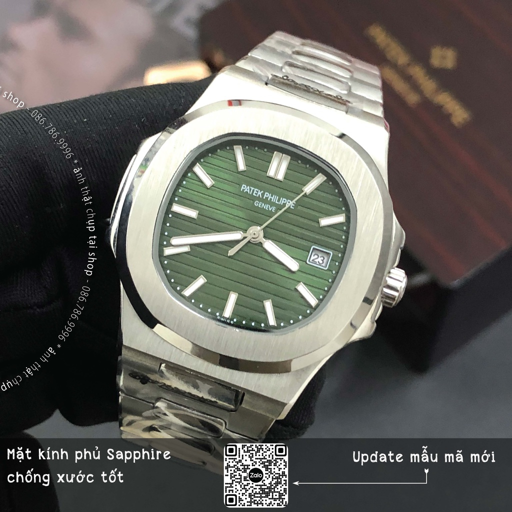 Đồng Hồ Nam PT GENEVE Viền Trơn Máy Cơ Automatic, 41mm Chống Nước 5ATM