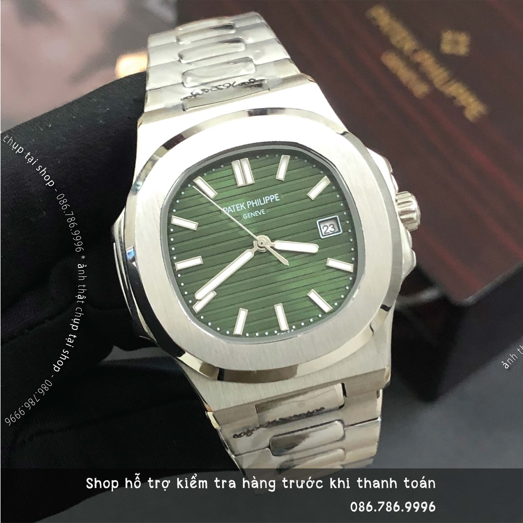 Đồng Hồ Nam PT GENEVE Viền Trơn Máy Cơ Automatic, 41mm Chống Nước 5ATM