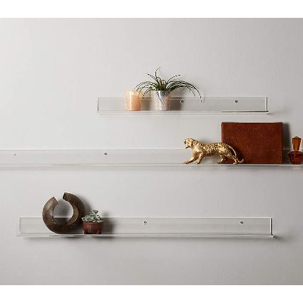 Giá kệ treo tường trang trí mica trong suốt