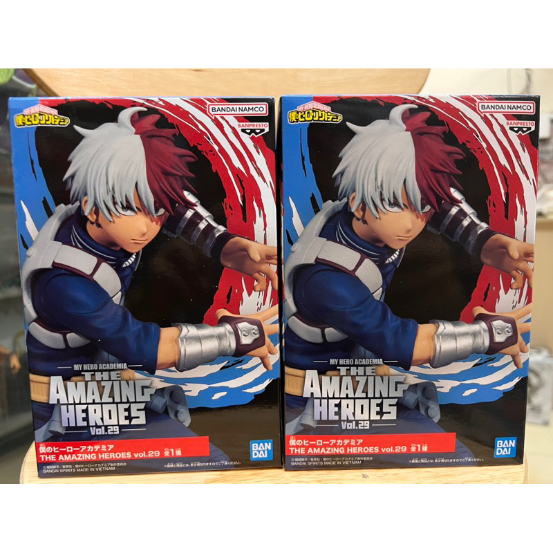 Mô hình my hero academia chính hãng banpresto : the amazing heroes vol.29 shoto todoroki