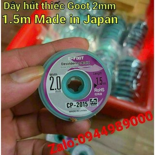 Dây hút thiếc Gootwick 2mmx1.5m