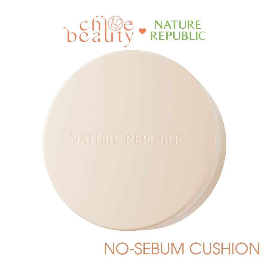 Cushion trang điểm kiềm soát dầu nhờn NATURE REPUBLIC Provence No-Sebum Cushion 15g