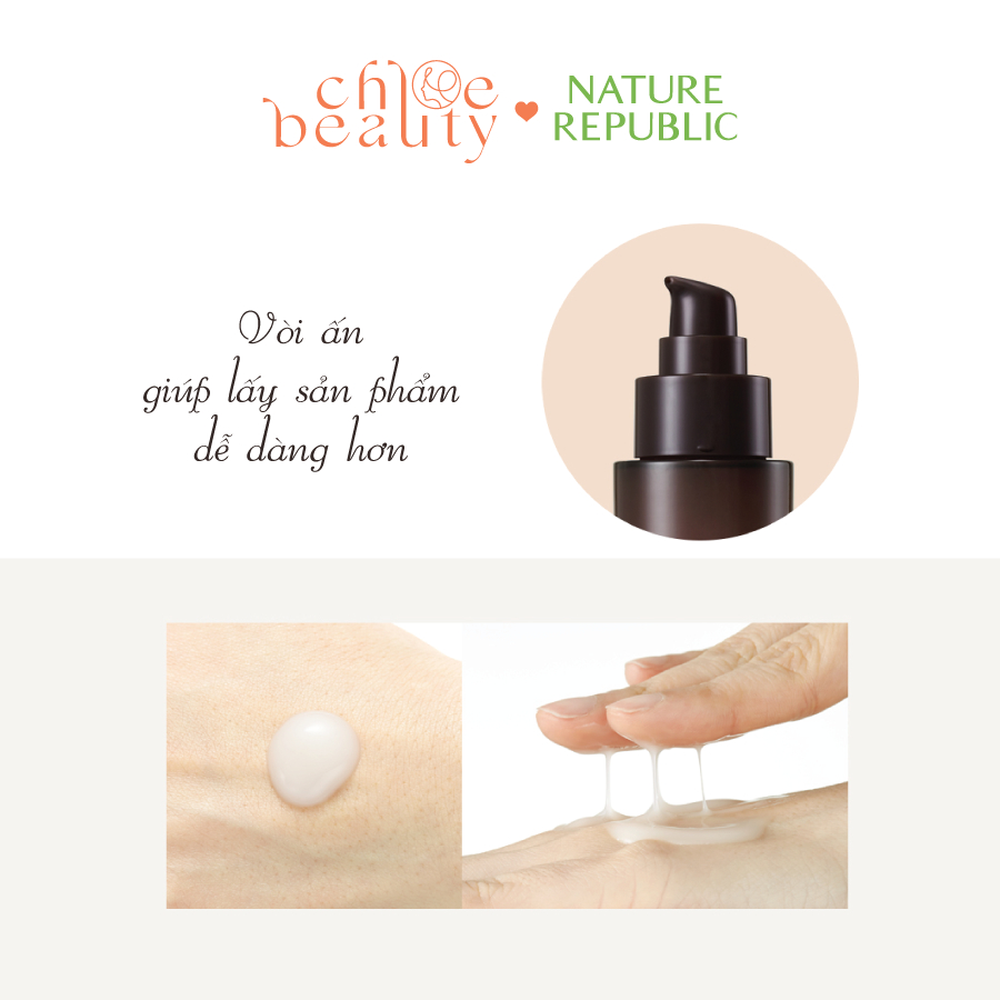 Sữa dưỡng da ốc sên chống lão hóa NATURE REPUBLIC Snail Solution Emulsion 120ml