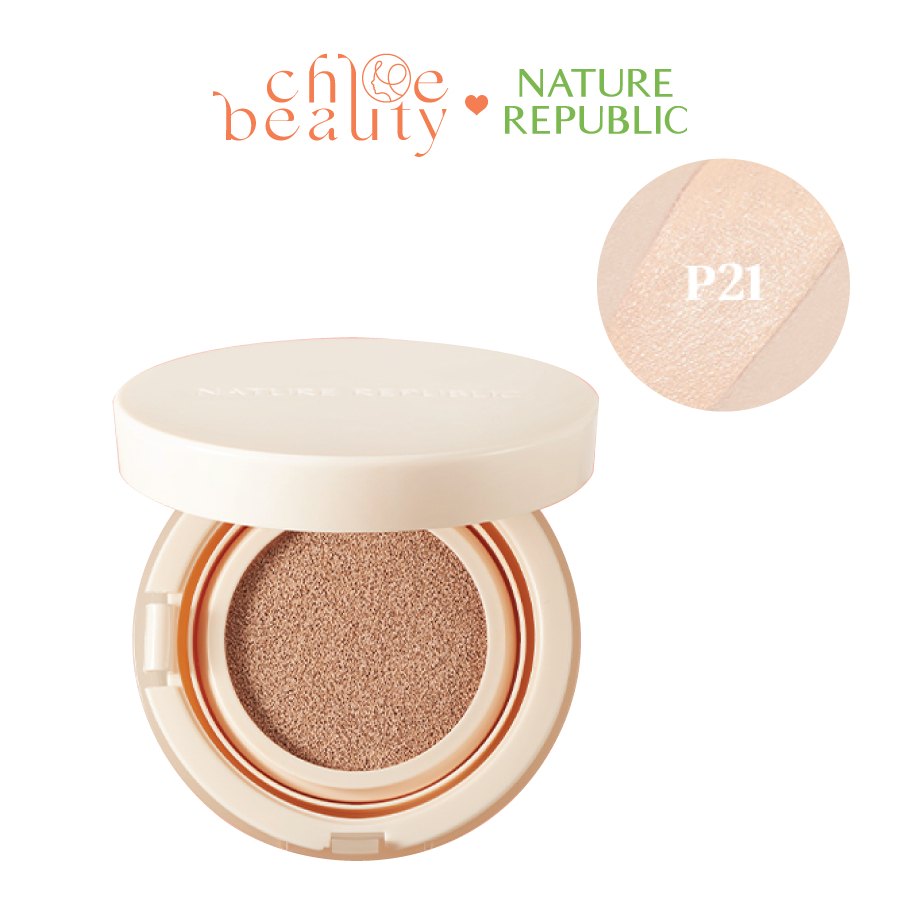 Cushion trang điểm kiềm soát dầu nhờn NATURE REPUBLIC Provence No-Sebum Cushion 15g