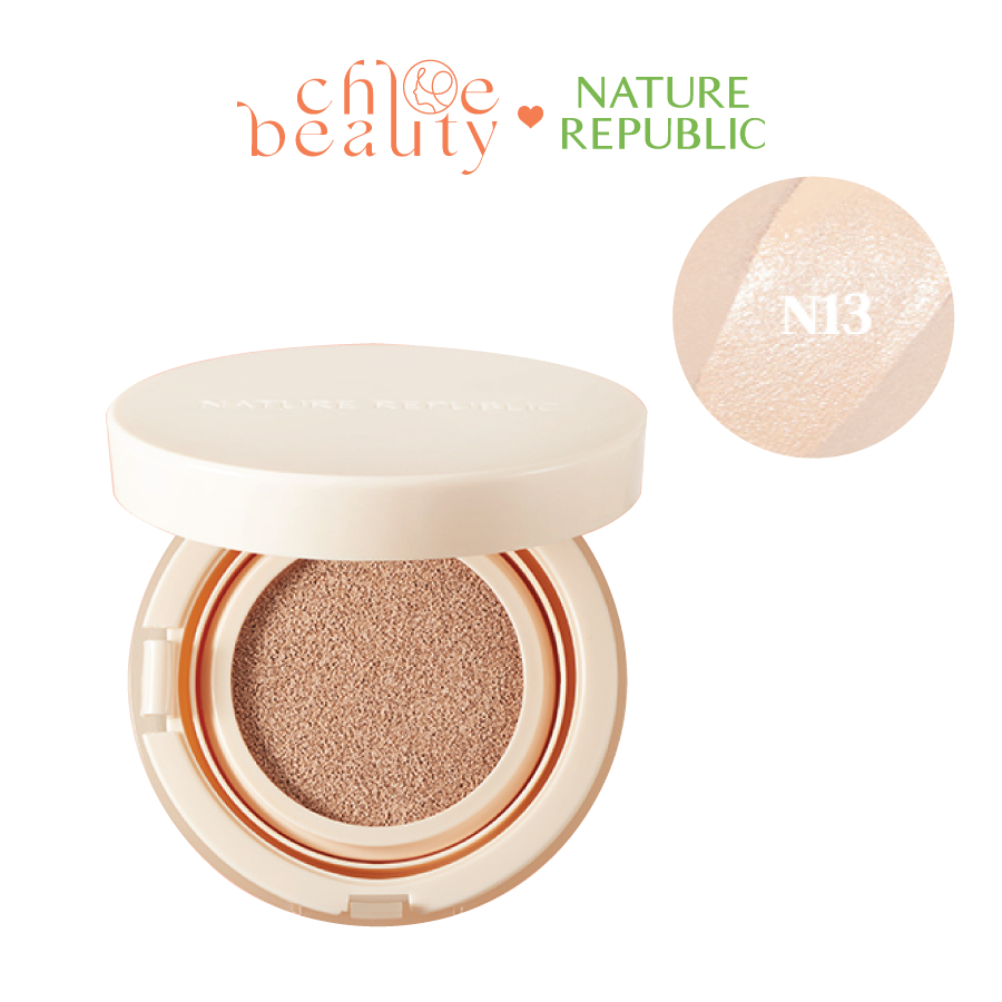 Cushion trang điểm kiềm soát dầu nhờn NATURE REPUBLIC Provence No-Sebum Cushion 15g