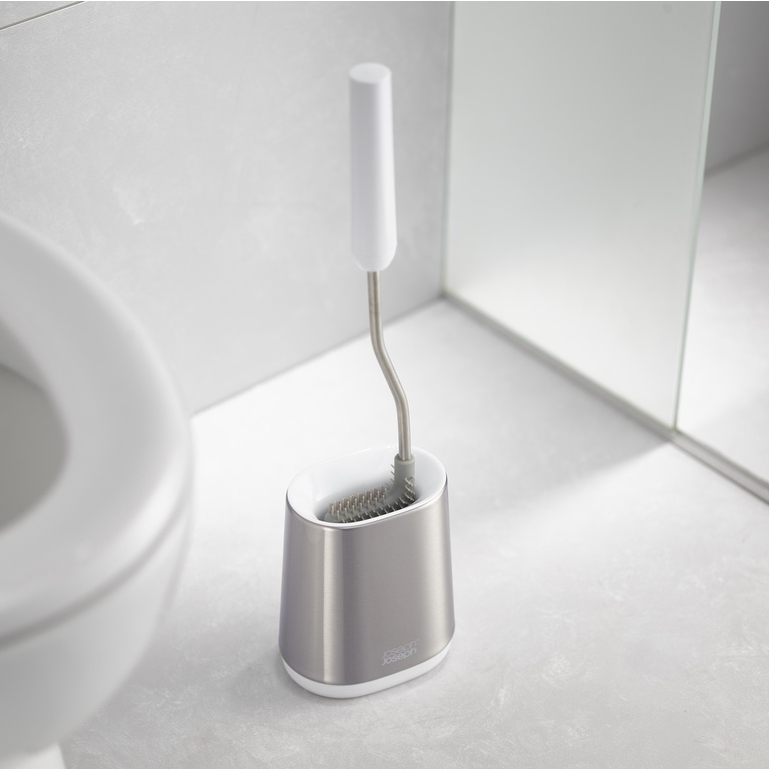 Cọ toilet silicon thông minh Joseph Joseph Flex™ Lite Steel - 004038 (thiết kế độc quyền)