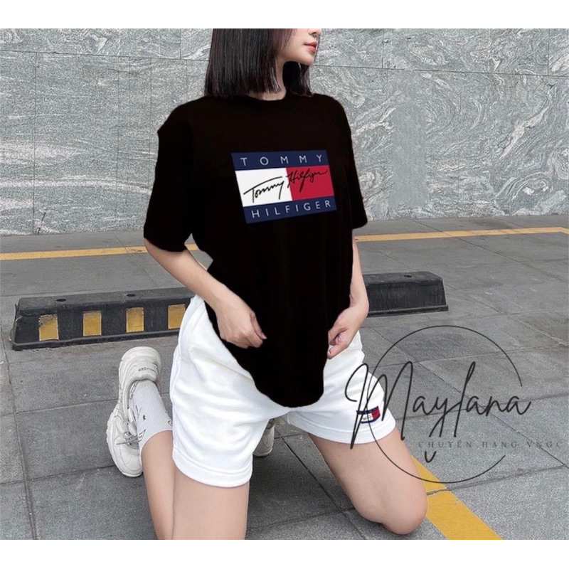 Áo Thun Tom.my Hilfiger 02 Vnxk - Chất liệu 100% cotton hàng dày dặn như hình