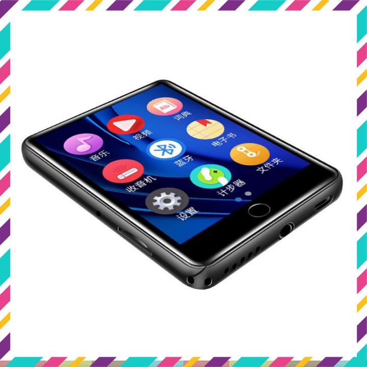 Ruizu M7 - Máy Nghe Nhạc, Xem Phim MP4, Màn Hình Cảm Ứng, Bluetooth 5.0, Hỗ Trợ Loa Ngoài (16GB)