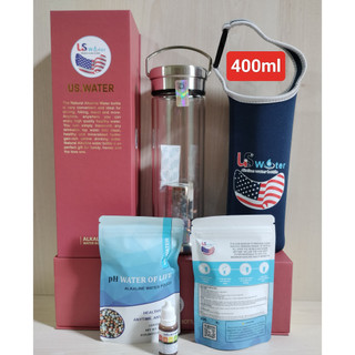 Bình Nước Tạo Kiềm US Water [CHÍNH HÃNG - Tặng Đá Thay, Túi, Quỳ Tím]