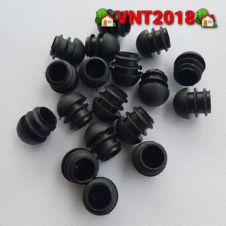 Set 4 Nút nhựa chỏm cầu bịt đầu ống phi 16mm