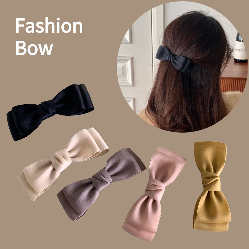 Kẹp nơ lụa cao cấp 10cm