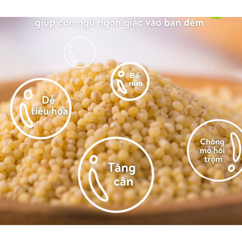 Date 12/24 Hạt kê hữu cơ Markal cho bé ăn dặm từ 6 tháng: hạt nấu cháo dinh dưỡng