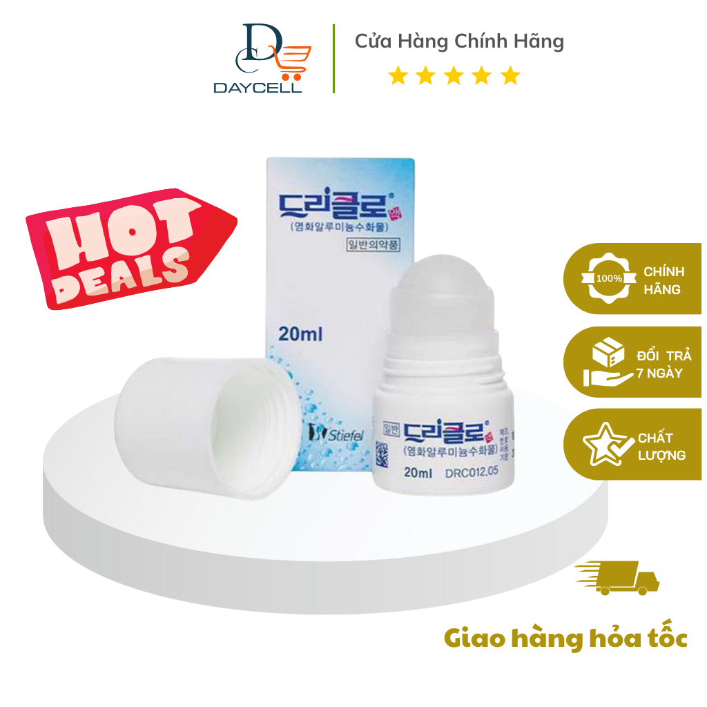 Lăn khử mùi Stiefel Driclor Hàn Quốc 20ml - Daycell Store