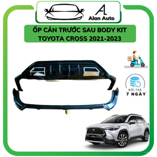 Ốp Cản Trước Sau xe TOYOTA CROSS 2020-2023, BỘ BODY LIP TOYOTA CROSS