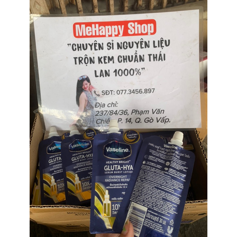 Gói vaseline xanh đỏ size 30ml chuẩn thái