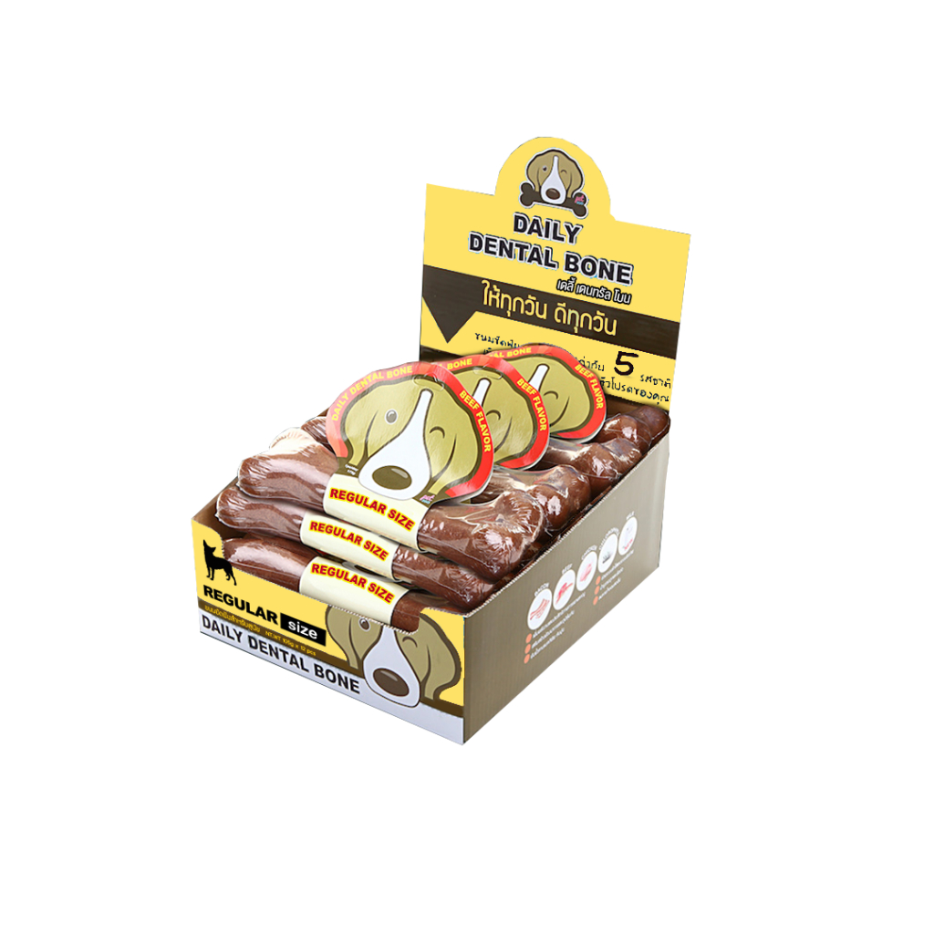 Xương gặm Pet2go Daily Dental 🐶 FREE SHIP 🐶 Giúp vệ sinh răng miệng luyện hàm cho chó nhiều size