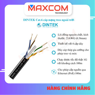 Cáp mạng cat.6 dintek treo ngoài trời