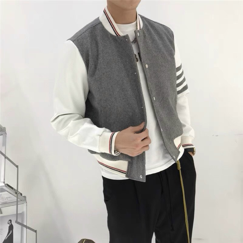 Áo Khoác Nam - Áo Khoác Nhẹ Chất Nỉ Cao Cấp 2 Lớp DR777RITA  Logo Sọc tay DRMT