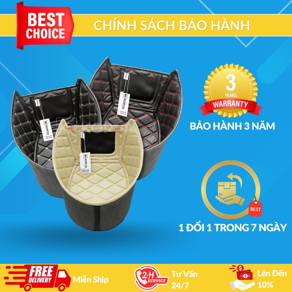 Lót Cốp Xe Máy Da 5D Kopda Xe HONDA AIRBLADE 2023 Cách Nhiệt Chống Sốc